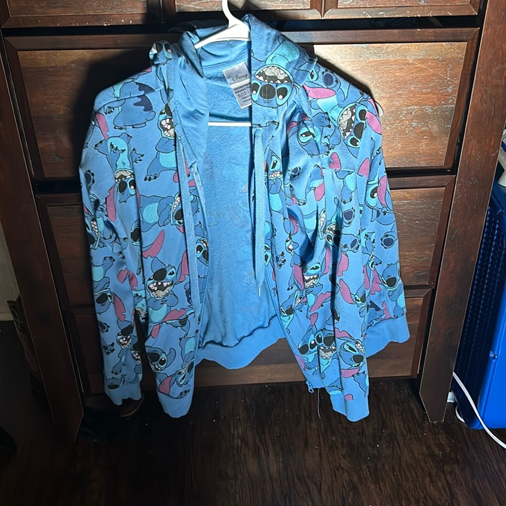 Blue stitch jacket